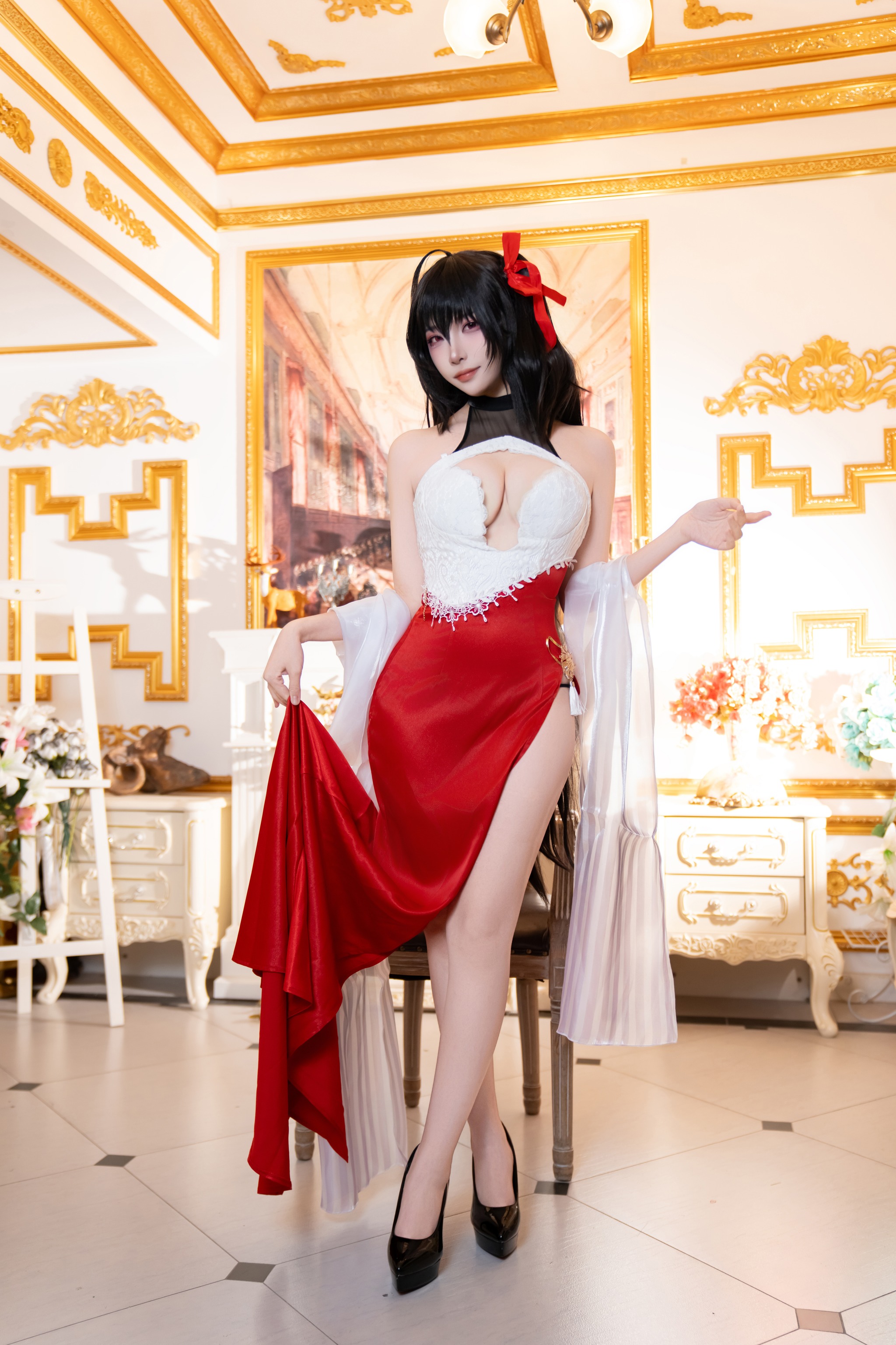 图片[1]-二佐Nisa – NO.237 碧蓝航线 大凤誓约礼服[37P]-XikXak
